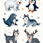 Animals & Wildlife - Sticker Sheet v5